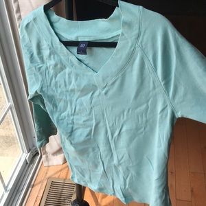 GAP Large Mint V-neck Long Sleeve Unworn